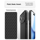 Spigen iPhone 17 Pro/iPhone 18 Pro Kuori Liquid Air Matta Musta