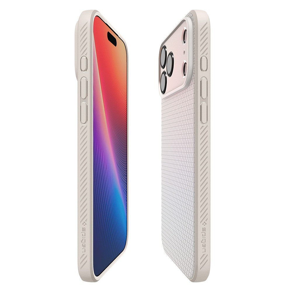 Spigen iPhone 17 Pro/iPhone 18 Pro Kuori Liquid Air Luonnollinen Titaani
