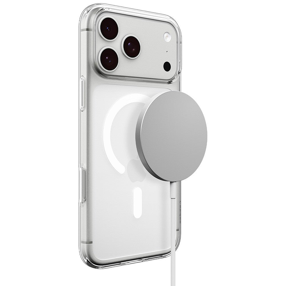Spigen iPhone 17 Pro/iPhone 18 Pro Kuori Liquid Crystal MagFit Clear White