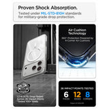 Spigen iPhone 17 Pro/iPhone 18 Pro Kuori Liquid Crystal MagFit Clear White