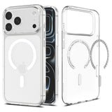 Spigen iPhone 17 Pro/iPhone 18 Pro Kuori Liquid Crystal MagFit Clear White