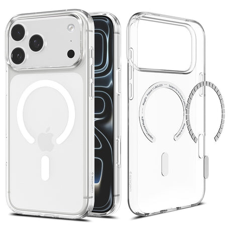 Spigen iPhone 17 Pro/iPhone 18 Pro Kuori Liquid Crystal MagFit Clear White