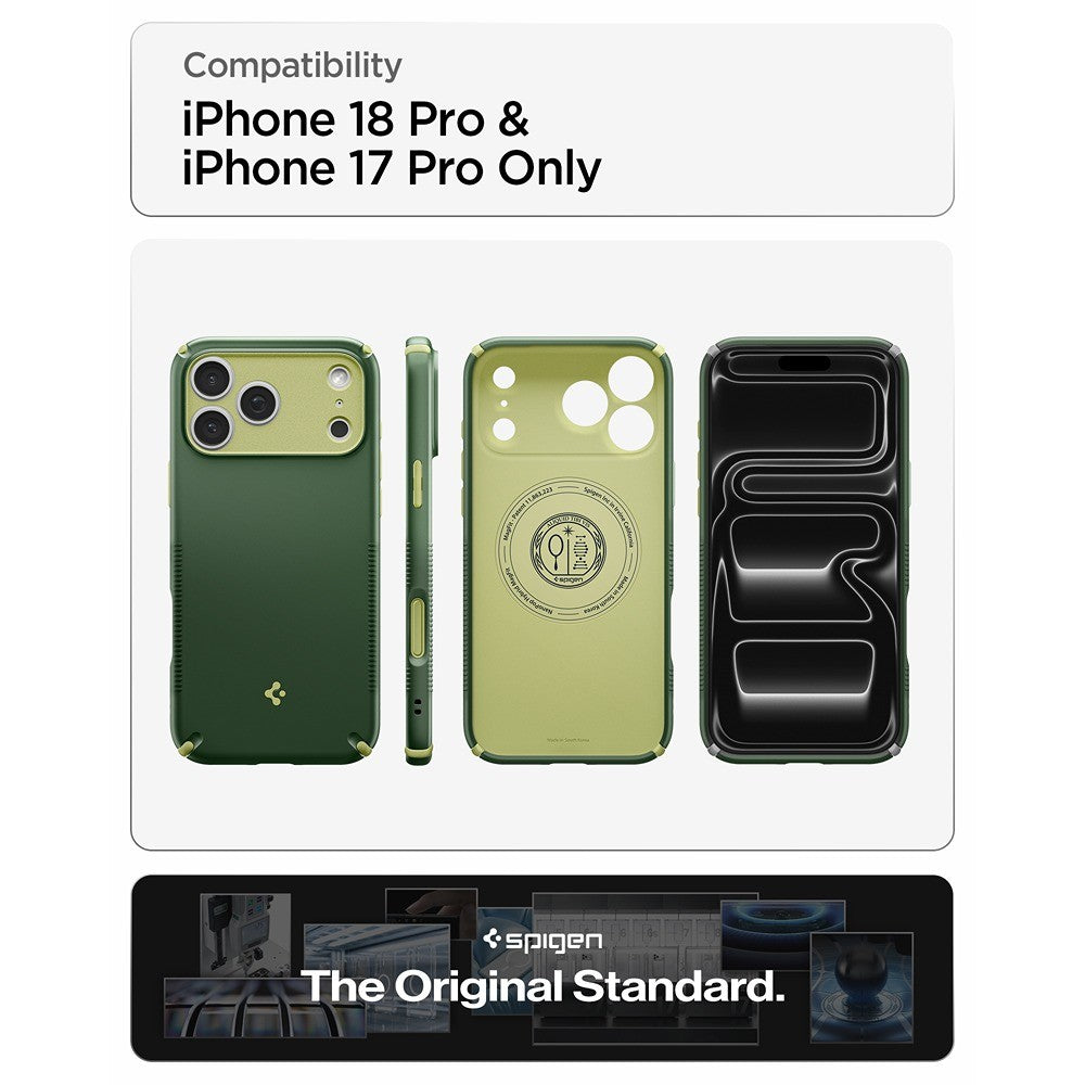 Spigen iPhone 17 Pro/iPhone 18 Pro Kuori Nano Pop Hybrid MagFit Avo Green