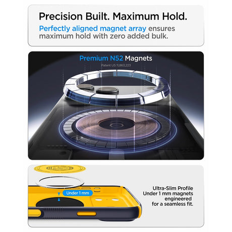 Spigen iPhone 17 Pro/iPhone 18 Pro Kuori Nano Pop Hybrid MagFit Blueberry Navy