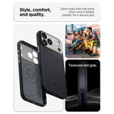 Spigen iPhone 17 Pro/iPhone 18 Pro Kuori Nano Pop MagFit Black Sesame