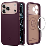 Spigen iPhone 17 Pro/iPhone 18 Pro Kuori Nano Pop MagFit Burgundy Bean