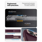 Spigen iPhone 17 Pro/iPhone 18 Pro Kuori Nano Pop MagFit Burgundy Bean