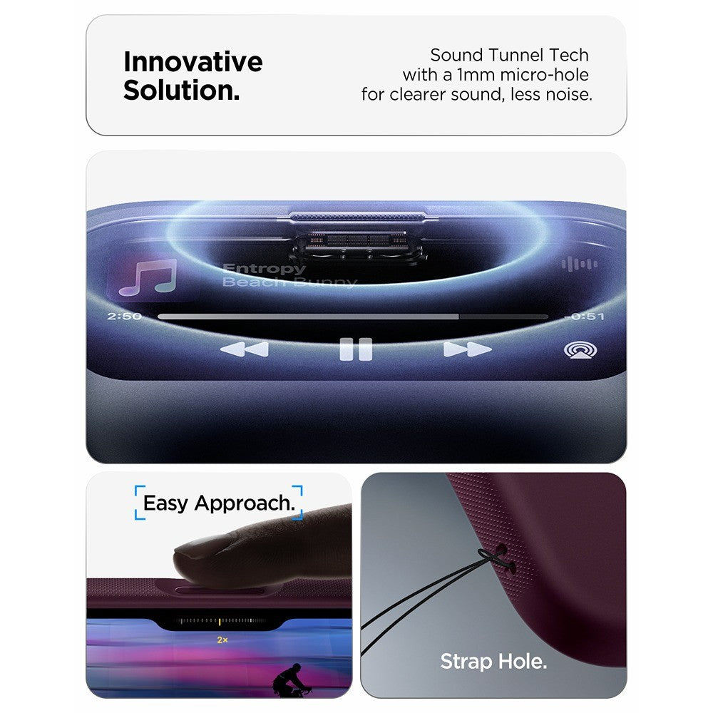Spigen iPhone 17 Pro/iPhone 18 Pro Kuori Nano Pop MagFit Burgundy Bean