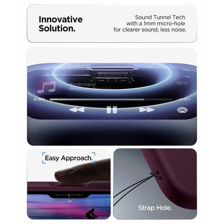 Spigen iPhone 17 Pro/iPhone 18 Pro Kuori Nano Pop MagFit Burgundy Bean