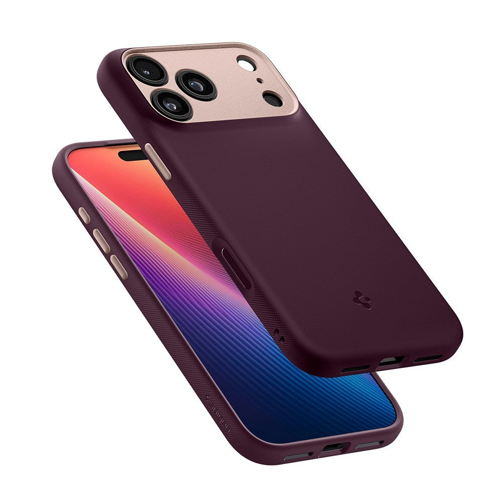 Spigen iPhone 17 Pro/iPhone 18 Pro Kuori Nano Pop MagFit Burgundy Bean
