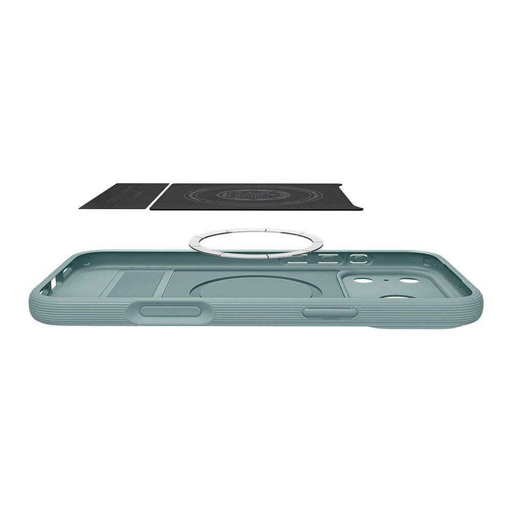 Spigen iPhone 17 Pro/iPhone 18 Pro Kuori Parallax S MagFit Salvianvihreä