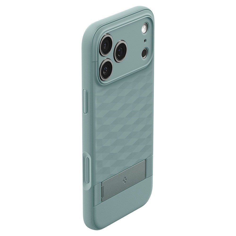 Spigen iPhone 17 Pro/iPhone 18 Pro Kuori Parallax S MagFit Salvianvihreä