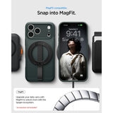 Spigen iPhone 17 Pro/iPhone 18 Pro Kuori Thin Fit MagFit Abyss Green