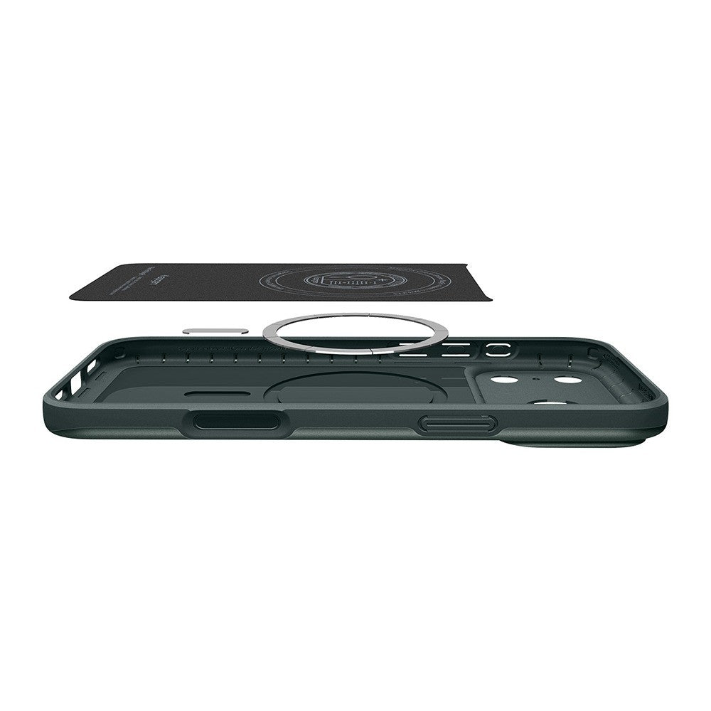 Spigen iPhone 17 Pro/iPhone 18 Pro Kuori Thin Fit MagFit Abyss Green