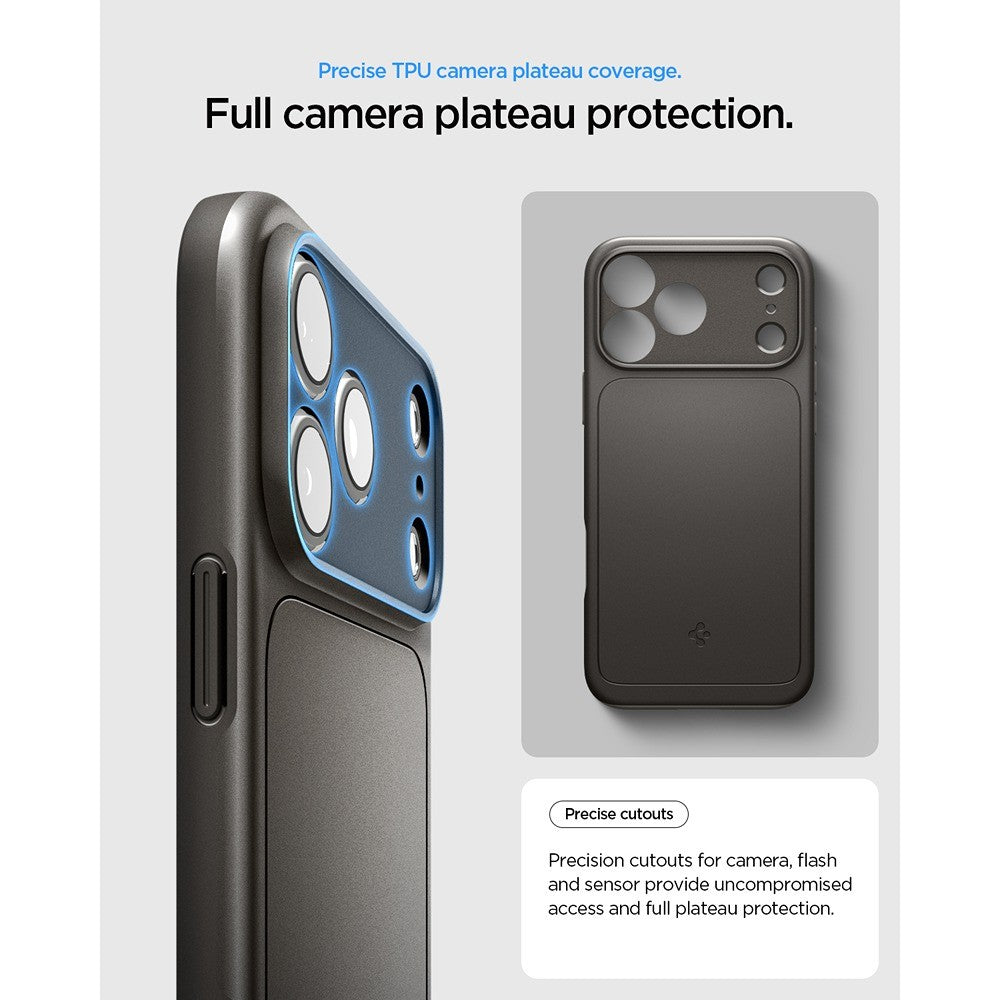 Spigen iPhone 17 Pro/iPhone 18 Pro Kuori Thin Fit MagFit Gunmetal