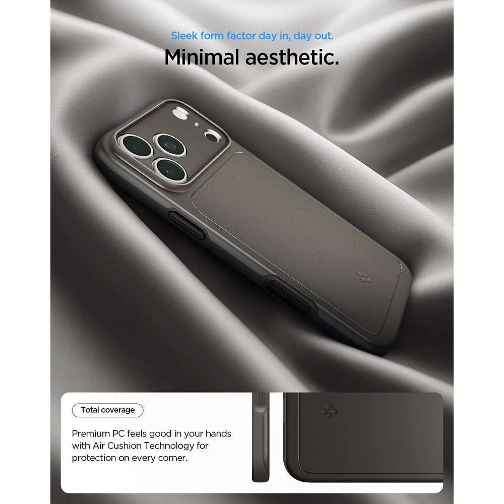 Spigen iPhone 17 Pro/iPhone 18 Pro Kuori Thin Fit MagFit Gunmetal