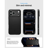 Spigen iPhone 17 Pro/iPhone 18 Pro Kuori Thin Fit MagFit Musta