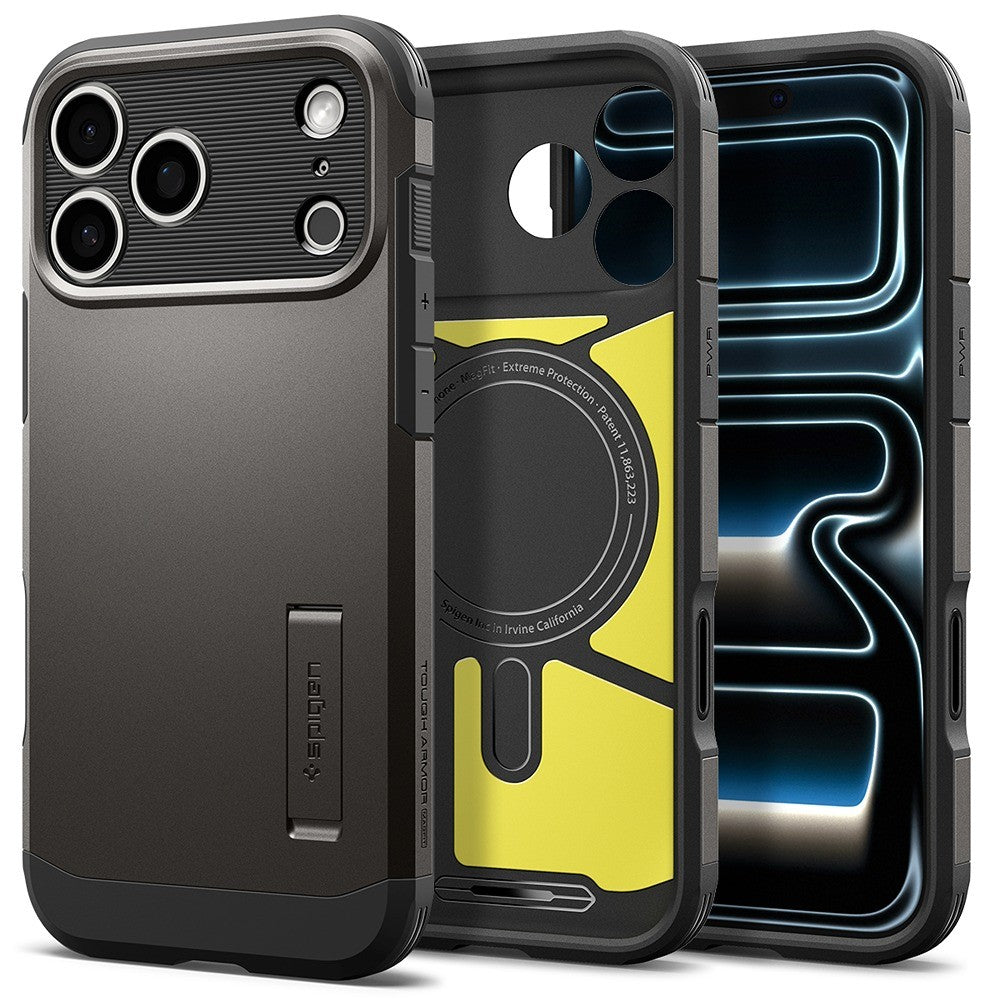 Spigen iPhone 17 Pro/iPhone 18 Pro Kuori Tough Armor T MagFit Gunmetal