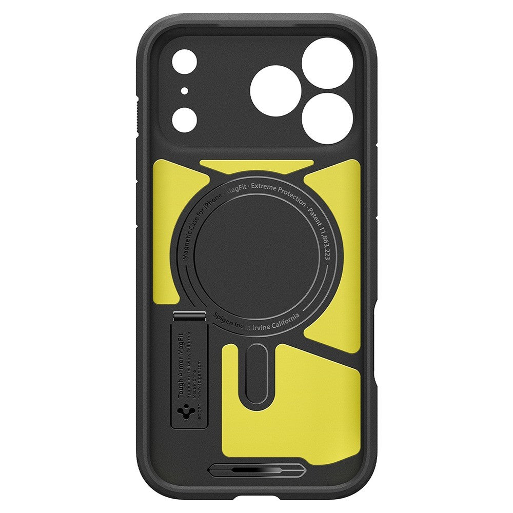 Spigen iPhone 17 Pro/iPhone 18 Pro Kuori Tough Armor T MagFit Musta