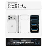 Spigen iPhone 17 Pro/iPhone 18 Pro Kuori Ultra Hybrid Crystal Clear