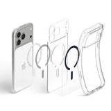 Spigen iPhone 17 Pro/iPhone 18 Pro Kuori Ultra Hybrid MagFit Clear Deep Blue