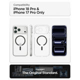 Spigen iPhone 17 Pro/iPhone 18 Pro Kuori Ultra Hybrid MagFit Clear Graphite