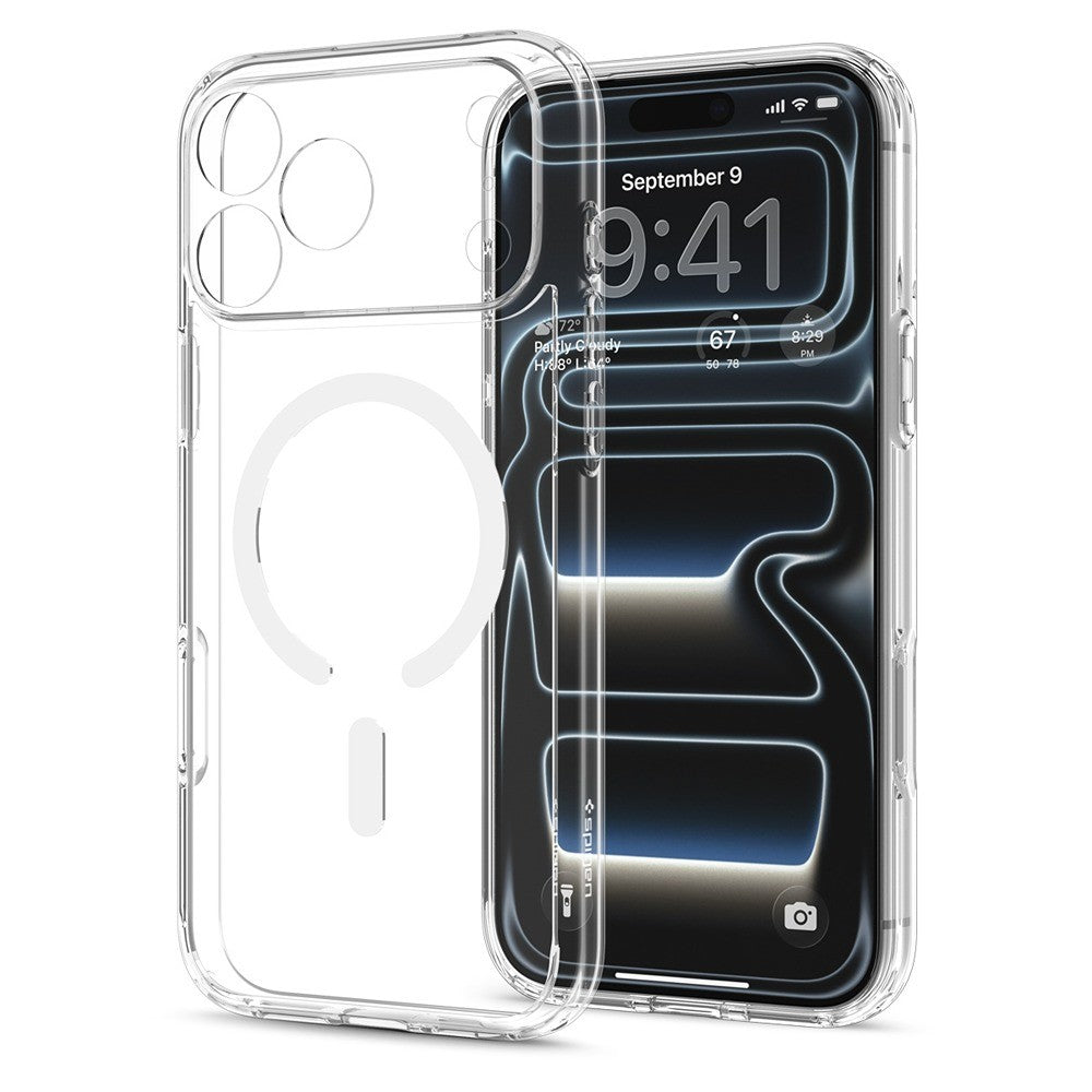 Spigen iPhone 17 Pro/iPhone 18 Pro Kuori Ultra Hybrid MagFit Clear White