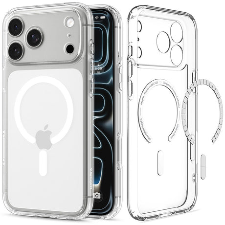 Spigen iPhone 17 Pro/iPhone 18 Pro Kuori Ultra Hybrid MagFit Clear White