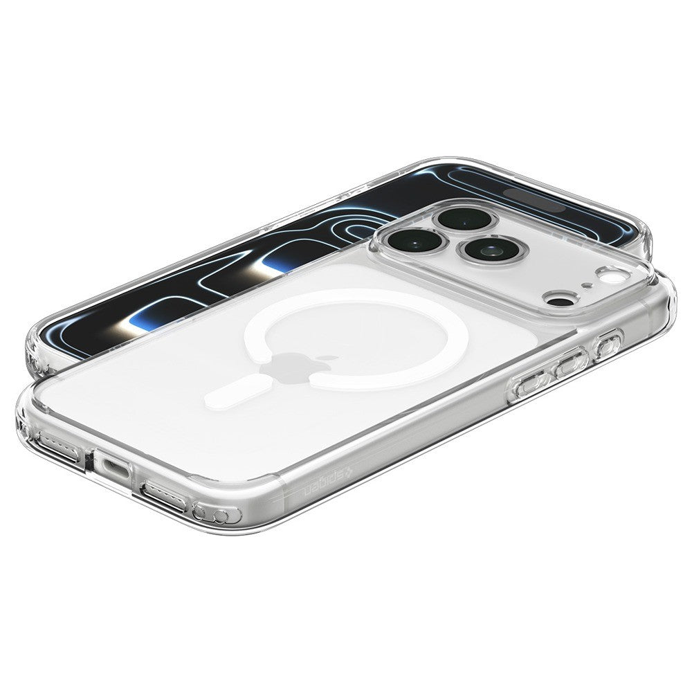 Spigen iPhone 17 Pro/iPhone 18 Pro Kuori Ultra Hybrid MagFit Clear White