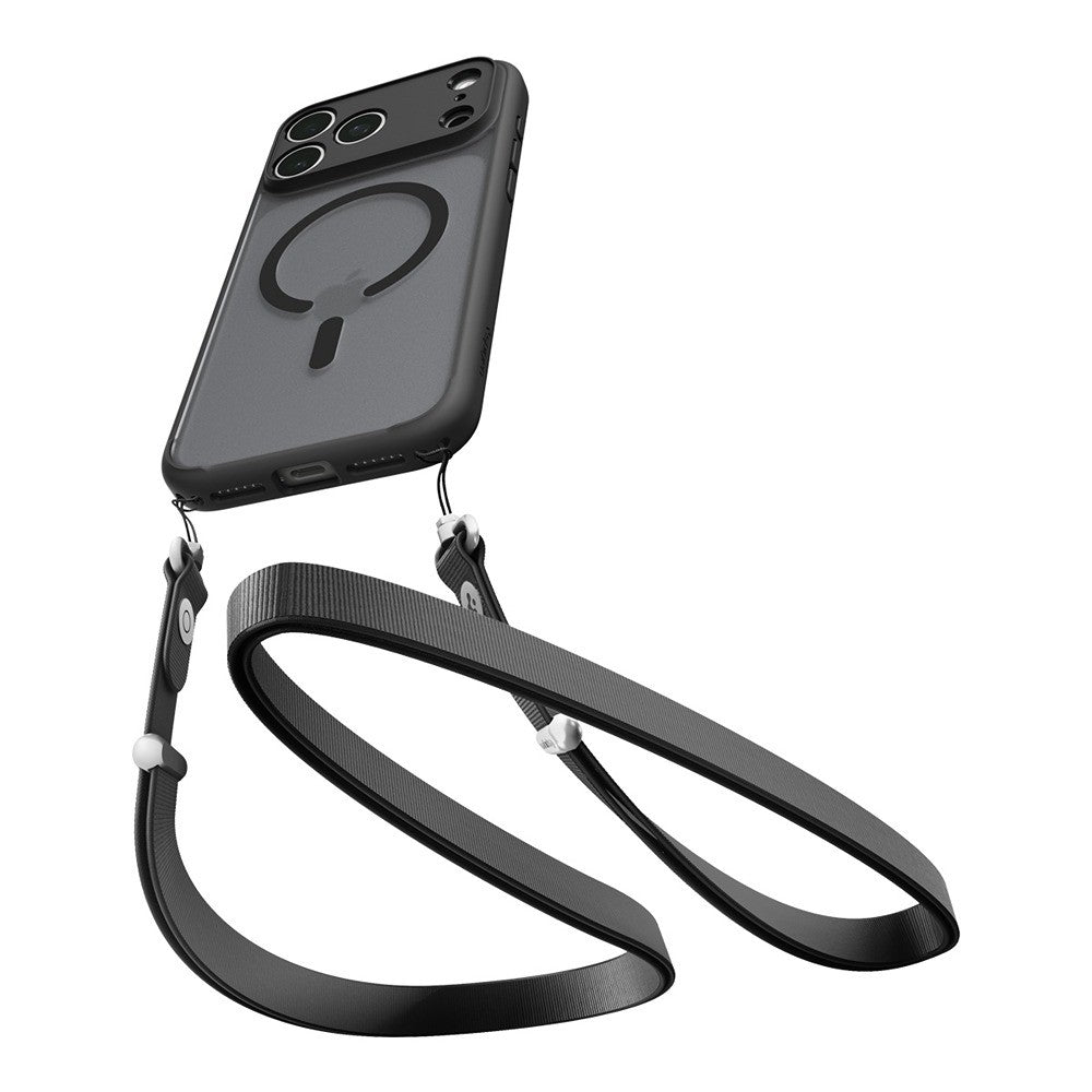 Spigen iPhone 17 Pro/iPhone 18 Pro Kuori Ultra Hybrid MagFit Huurteinen Musta