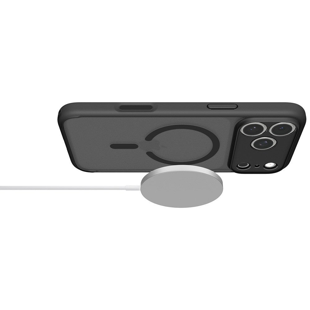 Spigen iPhone 17 Pro/iPhone 18 Pro Kuori Ultra Hybrid MagFit Huurteinen Musta