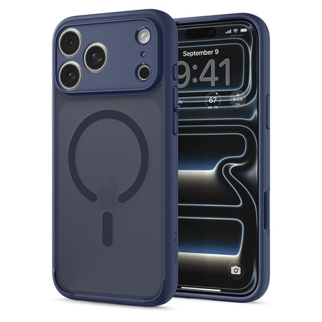 Spigen iPhone 17 Pro/iPhone 18 Pro Kuori Ultra Hybrid MagFit Frost Deep Blue