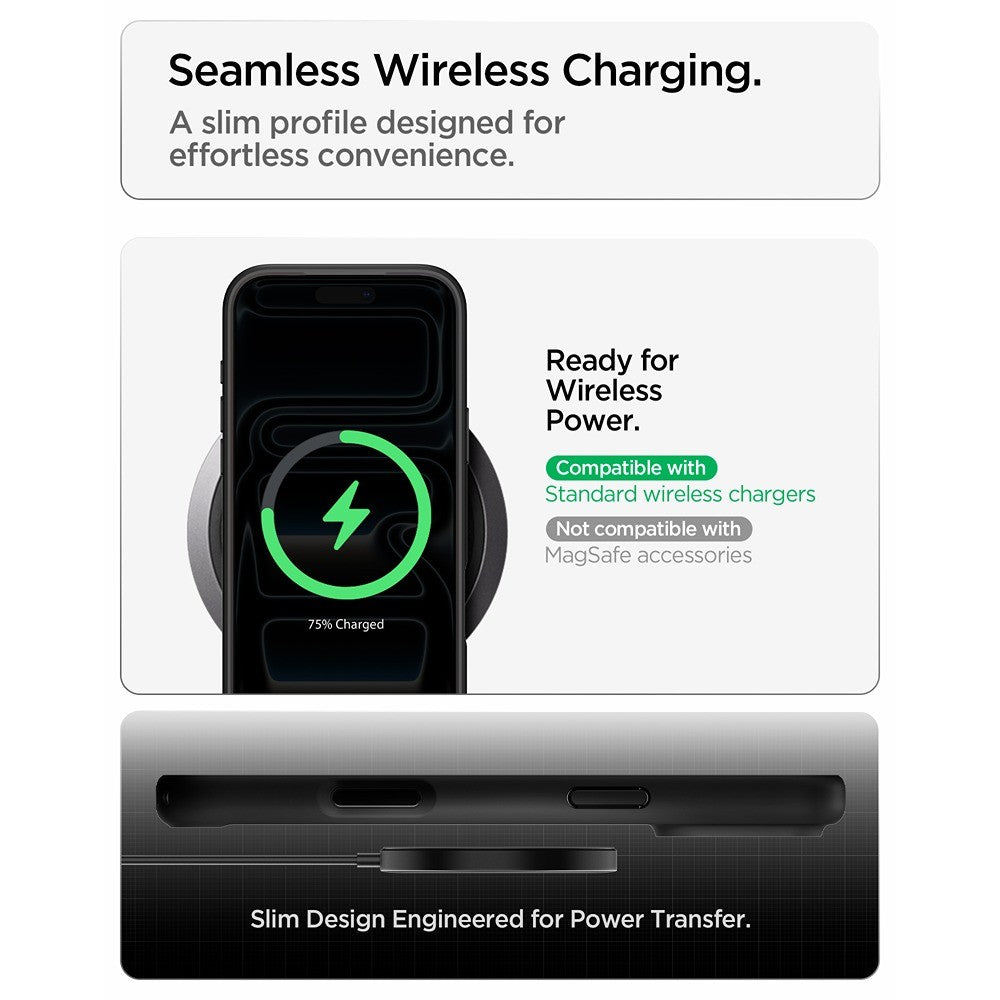 Spigen iPhone 17 Pro/iPhone 18 Pro Kuori Ultra Hybrid Matte Black