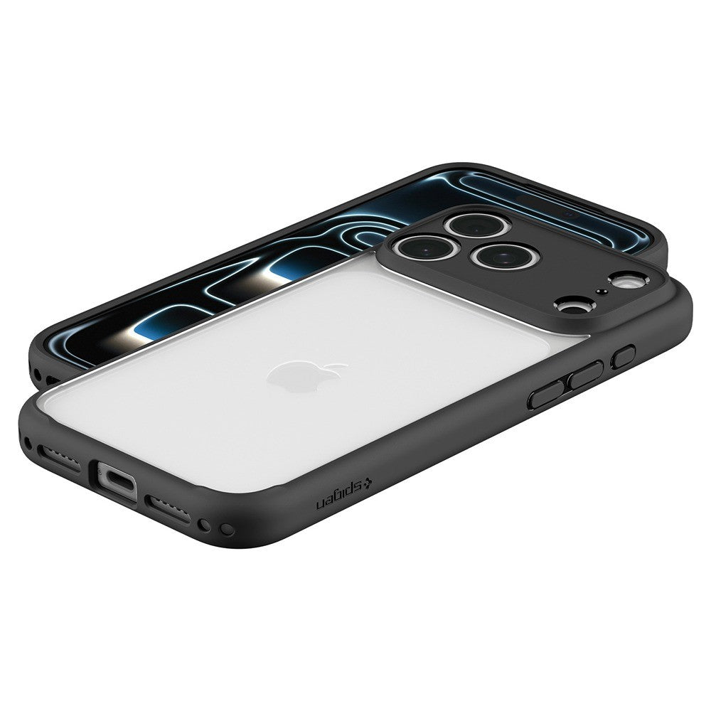 Spigen iPhone 17 Pro/iPhone 18 Pro Kuori Ultra Hybrid Matte Black
