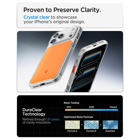 Spigen iPhone 17 Pro/iPhone 18 Pro Kuori Ultra Hybrid T MagFit Glossy Oranssi