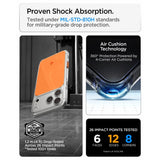 Spigen iPhone 17 Pro/iPhone 18 Pro Kuori Ultra Hybrid T MagFit Glossy Oranssi