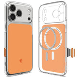 Spigen iPhone 17 Pro/iPhone 18 Pro Kuori Ultra Hybrid T MagFit Glossy Oranssi