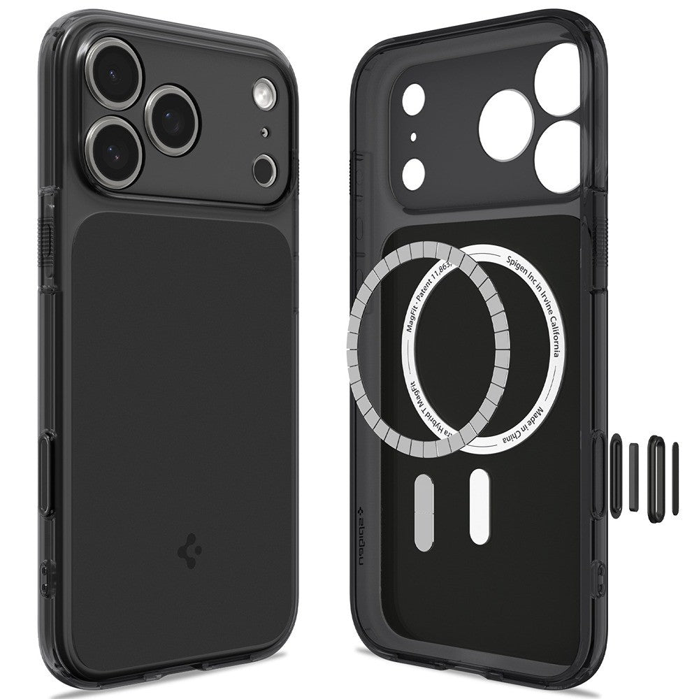 Spigen iPhone 17 Pro/iPhone 18 Pro Kuori Ultra Hybrid T MagFit Matte Black