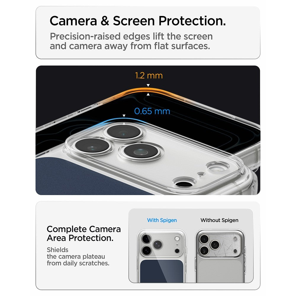 Spigen iPhone 17 Pro/iPhone 18 Pro Kuori Ultra Hybrid T MagFit Matte Blue