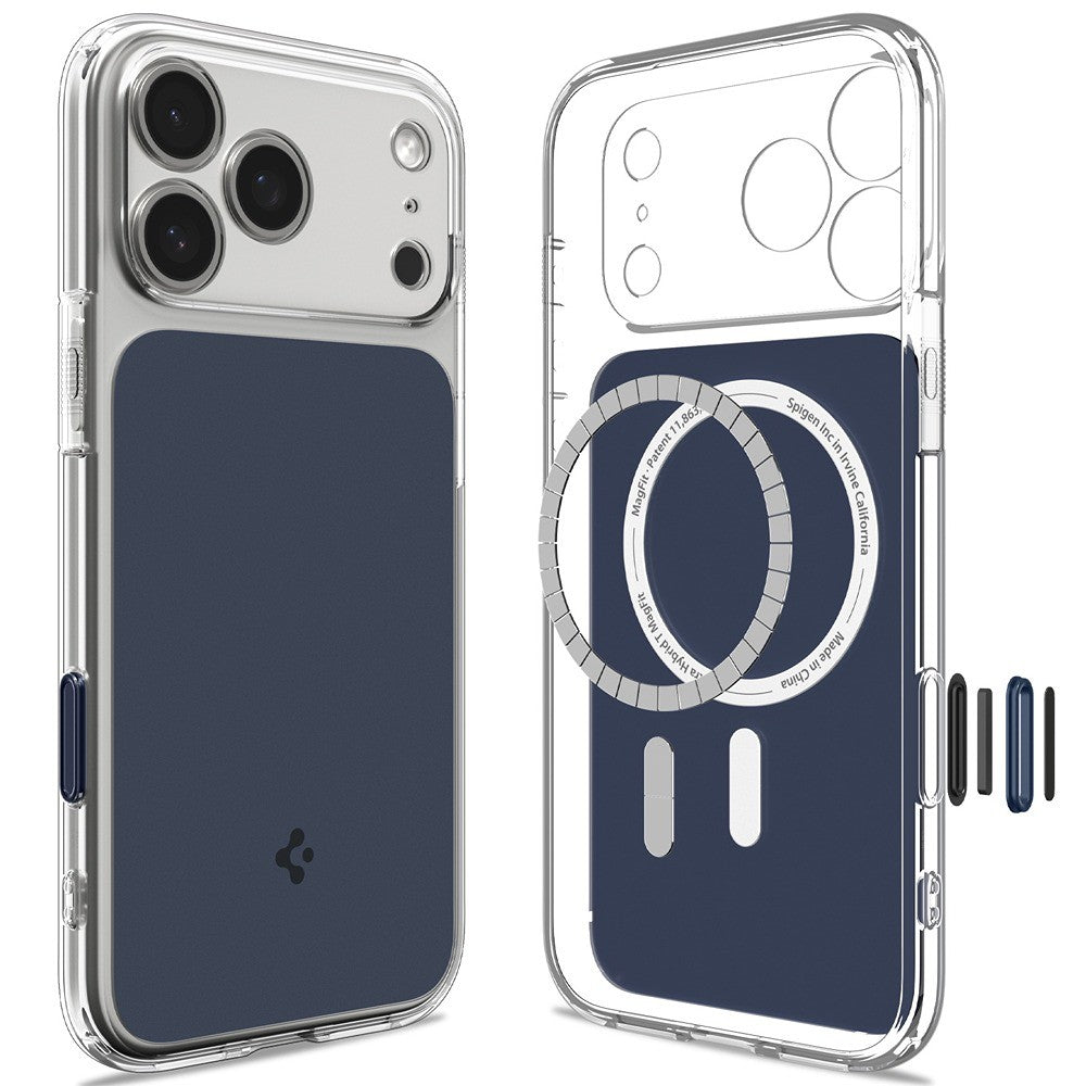 Spigen iPhone 17 Pro/iPhone 18 Pro Kuori Ultra Hybrid T MagFit Matte Blue