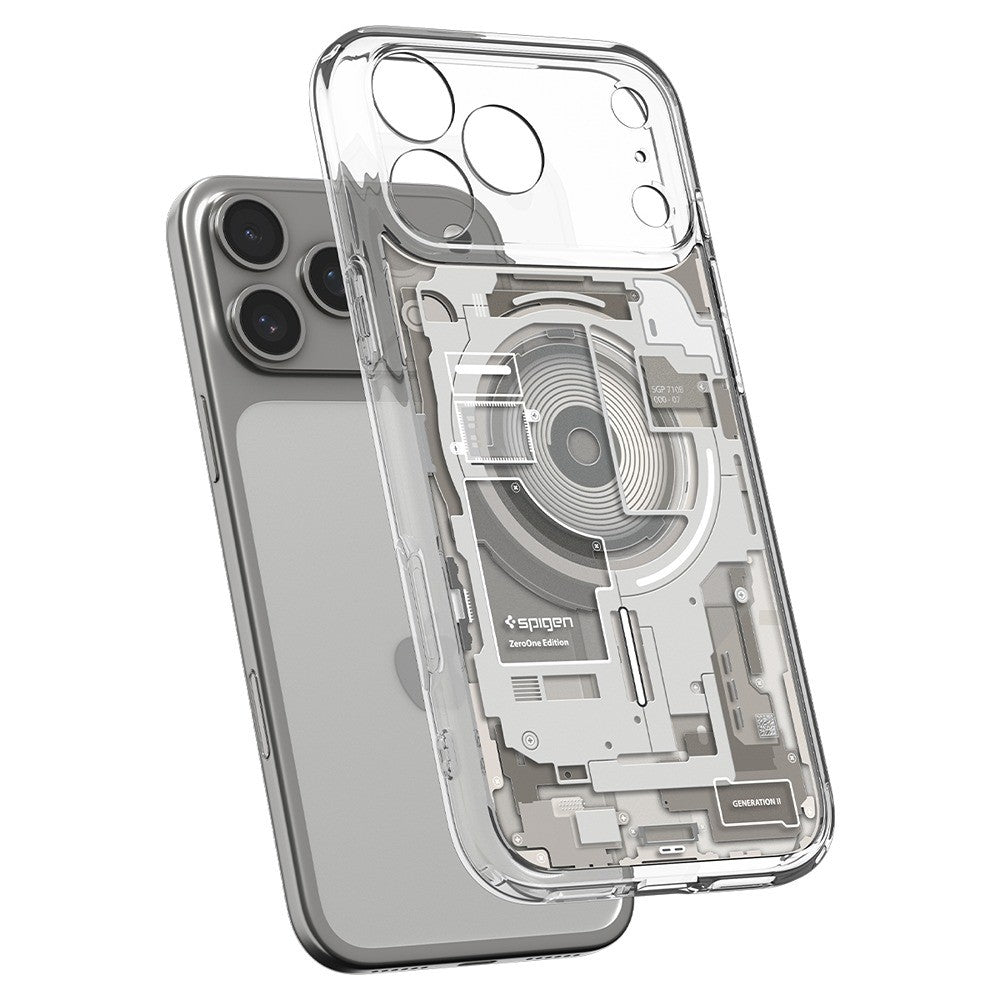 Spigen iPhone 17 Pro/iPhone 18 Pro Kuori Ultra Hybrid Zero One MagFit Luonnollinen Titaani