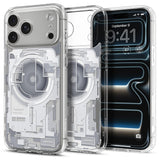 Spigen iPhone 17 Pro/iPhone 18 Pro Kuori Ultra Hybrid Zero One MagFit Valkoinen