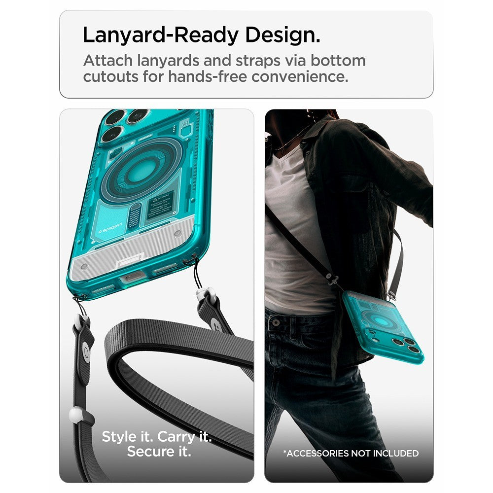 Spigen iPhone 17 Pro Max/iPhone 18 Pro Max Kuori Classic C1 MagFit Bondi Blue