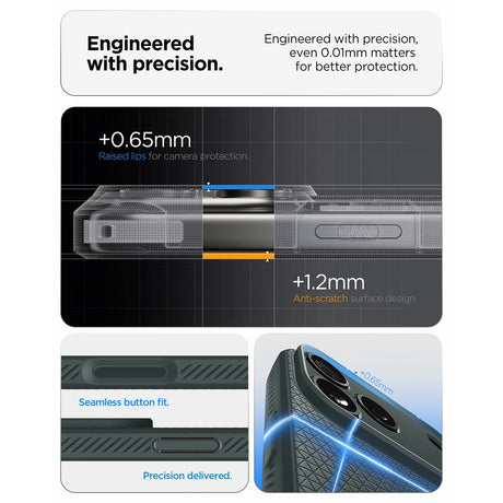 Spigen iPhone 17 Pro Max/iPhone 18 Pro Max Kuori Liquid Air Abyss Green