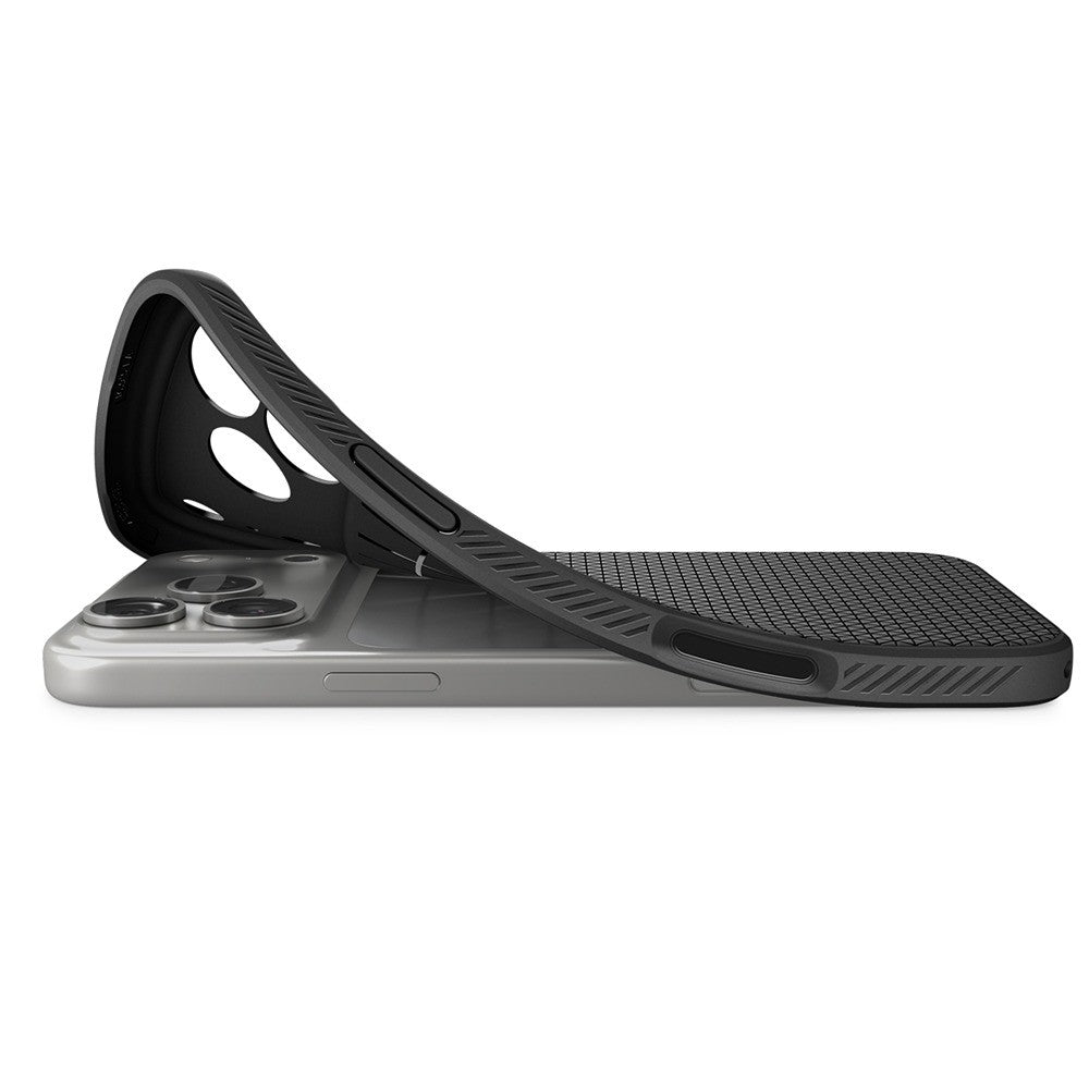 Spigen iPhone 17 Pro Max/iPhone 18 Pro Max Kuori Liquid Air Matte Black