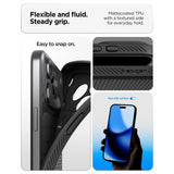 Spigen iPhone 17 Pro Max/iPhone 18 Pro Max Kuori Liquid Air Matte Black