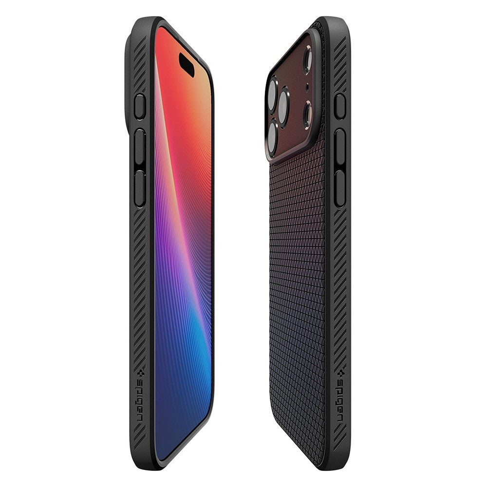 Spigen iPhone 17 Pro Max/iPhone 18 Pro Max Kuori Liquid Air Matte Black