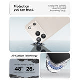 Spigen iPhone 17 Pro Max/iPhone 18 Pro Max Kuori Liquid Air Natural Titaani