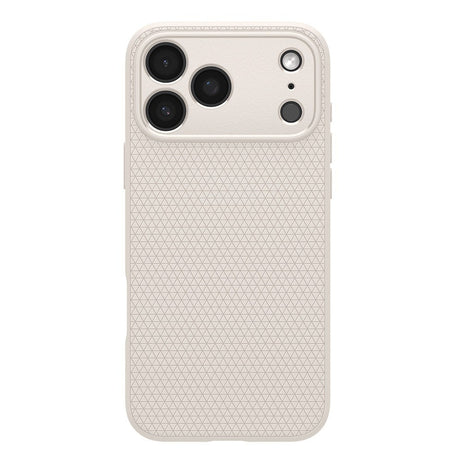 Spigen iPhone 17 Pro Max/iPhone 18 Pro Max Kuori Liquid Air Natural Titaani