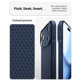 Spigen iPhone 17 Pro Max/iPhone 18 Pro Max Kuori Liquid Air Navy Blue